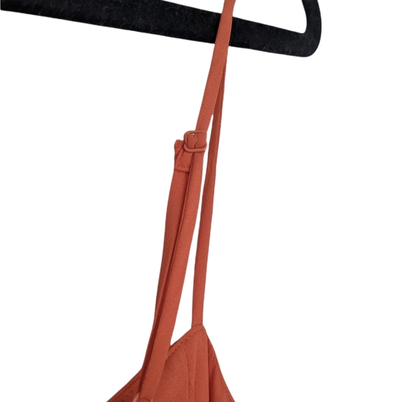 ARITZIA BABATON Noel Sinopia Orange Midi Dress Size 8 #ypo1-8585-10 - Picture 6 of 11